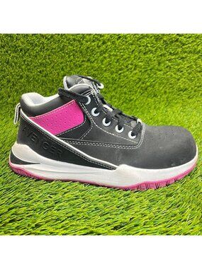 Avenger Reaction CN Womens Size 6 Black Pink Composite Toe Safety Work Boots